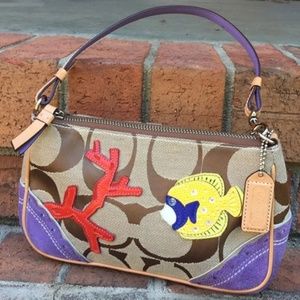 Coach Applique Coral Demi Bag